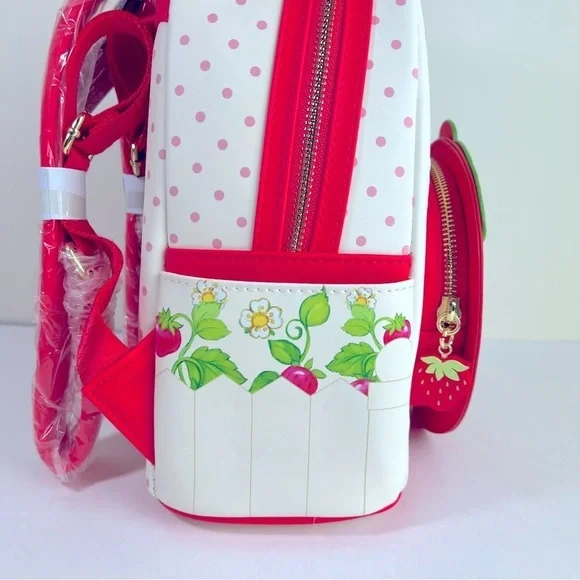 NWT Loungefly Strawberry Shortcake Strawberry House Mini Backpack - Picture 9 of 12